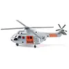 Image de siku 2527, Hélicoptère de transport SAR, 1:50, Métal/Plastique, Argent, Civière et figurine à secourir incluses, Treuil à câble rétractable automatiquement