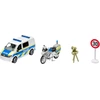 Image de SUPER VW T6 avec moto de police BMW, Modèle réduit de voiture