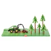 Image de siku 5605, Ensemble d'éléments Forestiers avec Tracteur, 2 Plaques de base et 5 Arbres, Plastique, Vert, Multiples fonctions