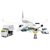 Image de SIKU 5412F Avion de Ligne Francais en Plastique avec Accessoires, Blanc, modèle Jouet avec véhicule-Guide, LED