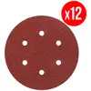 Image de 12 disques auto-agrippants WOLFCRAFT 1838000 Ø150