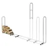 Image de Stockeur de bûches réglable Wolfcraft en acier inoxydable l.3,20 x H.1,4 m