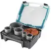 Image de Coffret maçonnerie 5 trépans WOLFCRAFT CT Ø33, 43, 53, 68, 103 mm
