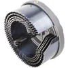 Image de wolfcraft 8918000 1 Scies Cloches Standardavec Inserts à Changement Rapide Ø 68, 74, 80, 90, 100 mm, Embase Métallique, Queue 6 Pans 10 mm avec Foret Centreur Ø 10 mm Argent