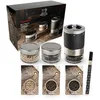 Image de PEUGEOT - Bar À Poivres Maestro - Moulin À Poivre 10cm Réglage U'Select - Innovation Sel Glace, Mécanisme Zirlion - Fabrication Française - En Bois PEFC & Inox - Coloris Graphite