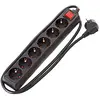 Image de Brennenstuhl multiprise 6-fach avec Schalter, Noir - 1,4 m Zuleitung