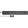 Image de 1153300467 protection surtension 7 sortie(s) CA 230 V 2 m Noir, Multiprise