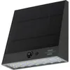 Image de Brennenstuhl Spot solaire LED SOL 1000 Plan/LED Applique murale extérieure avec détecteur de mouvement (IP54, 1000lm, 4 modes d'éclairage différents, capteur crépusculaire, avec batterie rechargeable)