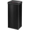 Image de Hailo Big-Box Poubelle rapide à utiliser, Métal, noir, 52 L