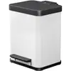 Image de Hailo Öko duo Plus M, Poubelle à pédale, 2x9 l, blanc