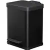 Image de Hailo Öko duo Plus M, Poubelle à pédale, 2x9 l, noir