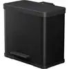 Image de Hailo Öko trio Plus L, Poubelle à pédale, 3x9 l, noir