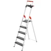Image de Escabeau de sécurité Pliable en Aluminium 5 marches Larges Hailo L100