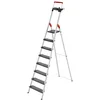 Image de Hailo - Escabeau de sécurité Pliable en Aluminium 8 marches Larges Hailo L100