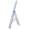 Image de Echelle Transformable 3 Plans 3x11 échelons 7m/7,8m en Aluminium Hailo HobbyStep