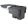 Image de Hailo 3619771 EURO CARGO 600 Poubelle de tri 91 l/largeur 60 cm