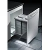 Image de Poubelle encastrable 2 bacs pour Meuble Coulissant 60L (29+29) Hailo Bottom Mount