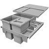 Image de Poubelle de cuisine encastrable pour meuble coulissant 34L Hailo Separato K 500