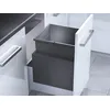 Image de Poubelle encastrable pour meuble coulissant 55L Hailo Triple XL