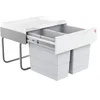 Image de Hailo 3644701 Collecteur de déchets TR Swing 50.2/30 pour armoires d'une Largeur Minimale de 500 mm avec Porte pivotante