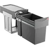 Image de Hailo 3666111 Collecteur de déchets TA Swing 30.2/31 pour armoires d'une Largeur Minimale de 300 mm avec Porte pivotante