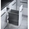 Image de Poubelle de cuisine coulissante encastrable 30L Hailo Cargo Synchro