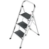 Image de Marche Pied 3 marches Pliable antidérapant en Aluminium Hailo K30