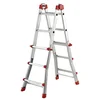 Image de Echelle Pliable Multifonction télescopique en alu 4x3 échelons 2,8m/3,7m Hailo ProfiStep Multi