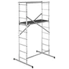 Image de Echafaudage pour escalier intérieur et extérieur 1,7m/3,7m en Aluminium Hailo HobbyStep H4