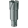 Image de Ruko R108734 Foret en carbure de tungstène avec bords de coupe et tige Weldon 3/4" Brillant 34 mm de diamètre 84 mm de longueur