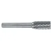Image de Ruko 116010 - Fresas metal duro forma A - ZYA Cilíndrica sin dentado frontal (6 x 58 mm) Noir