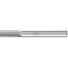 Image de Fraise sur tige forme A ZYA D. 6 mm L. tête 16 mm D. tige 6 mm carbure engrèneme