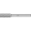 Image de Fraise sur tige forme A ZYA D. 8 mm L. tête 20 mm D. tige 6 mm carbure engrèneme