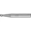 Image de Fraise sur tige forme F KUD D. 4 mm L. tête 3 mm D. tige 6 mm carbure engrènemen