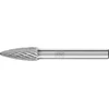 Image de Fraise sur tige forme H RBF D. 8 mm L. tête 20 mm D. tige 6 mm carbure engrèneme
