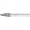 Image de PFERD Fraise en carbure à arc rond RBF Ø 08x20 mm Tige Ø 6 mm Z4 universelle moyenne fine