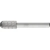 Image de PFERD Fraise rotative HSS forme cylindrique C Ø 10x20mm Tige Ø 6 mm Z 3 universelle moyenne fine brise-copeaux
