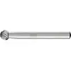 Image de PFERD Fraise rotative HSS forme boule Ø 08x07 mm tige Ø 6 mm Z 3 universelle moyenne fine brise-copeaux