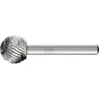 Image de PFERD Fraise rotative HSS forme boule Ø 16x14 mm Tige Ø 6 mm Z 3 universel moyen fin brise-copeaux