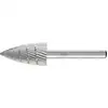 Image de PFERD Fraise en forme d'arc pointu HSS K Ø 16x30mm Tige Ø 6 mm Z 3 universel moyen fin brise-copeaux