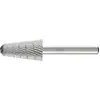 Image de PFERD Fraise en bout HSS forme cône rond L Ø 16x30mm tige Ø 6 mm Z 3 universelle moyenne fine brise-copeaux