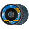 Image de PFERD Lot de 10 disques à lamelles Polifan - 115 mm - Z40 - X-LOCK (22,23 mm) - PSF STEELOX - Pour une grande économie grâce à un usinage agressif et une bonne durée de vie