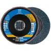 Image de PFERD Lot de 10 disques à lamelles Polifan - 115 mm - Z80 - X-LOCK (22,23 mm) - PSF STEELOX - 67668116 - Pour une grande efficacité grâce à une coupe agressive pour une bonne durée de vie.