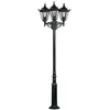 Image de Albert Leuchten Lampadaire style rustique 756 noir à 3 lampes
