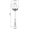 Image de Albert Leuchten Ravissant chandelier blanc-or 165 à 4 lampes