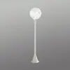 Image de Albert Leuchten Borne lumineuse blanche en verre à bulles