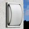 Image de Albert Leuchten Applique d'extérieur Piegare, acier inoxydable, verre, E27
