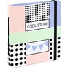 Image de Hama Album photo à pochettes "Cool Story" (format album de 11,7 cm x 12,7 cm, pour 56 instantanés, photos jusqu'à 5,4 cm x 8,6 cm, 28 pages, élégant, insertion latérale) Multicolore