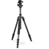 Image de Hama Trépied Appareil Photo 2 en 1 Ramble II Duo (Plaque de Montage Rapide pour Portable, Ultraléger en Carbone, Macrophoto, Monopod ou Tripode, Max. 160 cm, tête sphérique rotative, Sac) Noir