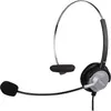 Image de Hama Casque-micro pour téléphone sans fil (casque avec bandeau ouvert, télécommande intégrée, jack 2,5mm) Noir/Argent